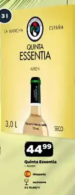 Netto Wino białe wytrawne Quinta Essentia Airen hiszpańskie oferta