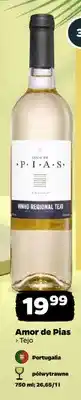 Netto Wino białe półwytrawne Amor de Pias Tejo portugalskie oferta