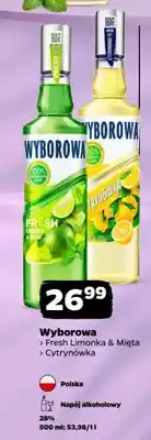 Netto Napój alkoholowy Wyborowa Fresh Limonka & Mięta oferta