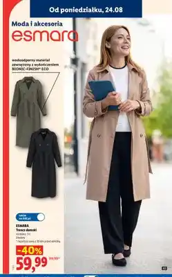 Lidl Trencz damski ESMARA oferta