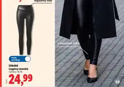 Lidl Legginsy damskie o wyglądzie skóry Esmara oferta