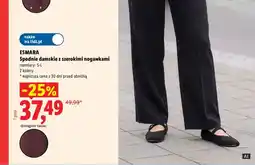 Lidl Spodnie damskie z szerokimi nogawkami Esmara oferta