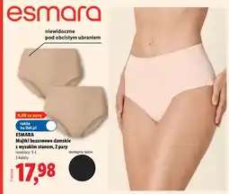 Lidl Majtki bezszwowe damskie ESMARA z wysokim stanem 2-pak oferta