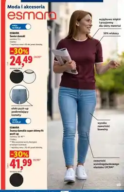 Lidl Sweter damski Esmara oferta