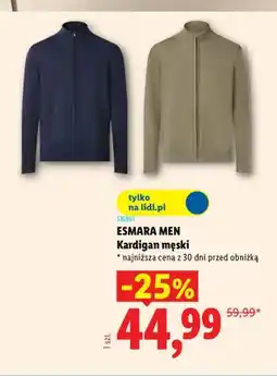 Lidl Kardigan męski oferta