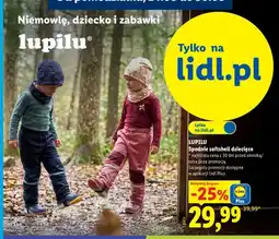 Lidl Spodnie softshell dziecięce Lupilu oferta