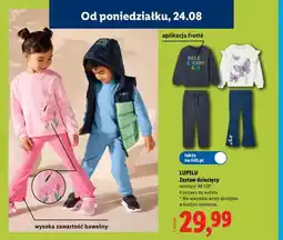 Lidl Zestaw dziecięcy Lupilu oferta