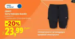 Lidl Szorty funkcyjne damskie Crivit oferta