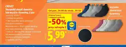 Lidl Skarpetki stopki damskie CRIVIT 5-pak oferta