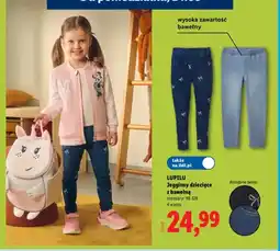 Lidl Jegginsy dziecięce Lupilu oferta