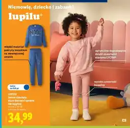 Lidl Zestaw dziecięcy bluza dresowa i spodnie Lupilu oferta