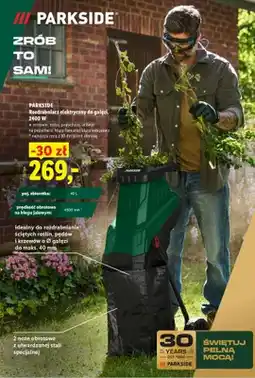Lidl Rozdrabniacz elektryczny do gałęzi Parkside oferta