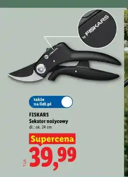 Lidl Sekator nożycowy Fiskars oferta