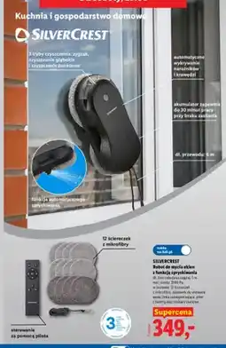 Lidl Robot do mycia okien z funkcją spryskiwania SilverCrest oferta