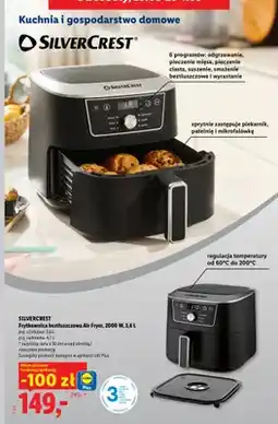 Lidl Frytkownica beztłuszczowa Silvercrest oferta
