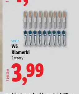 Lidl Klamerki W5 oferta