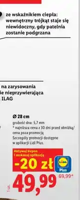 Lidl Patelnia aluminiowa Silvercrest Ø 28 cm oferta