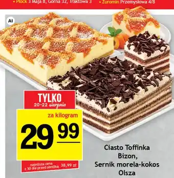 Ciasto Toffinka Bizon
