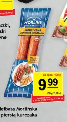Gram Market Kiełbasa Morlińska z piersią kurczaka Morliny oferta
