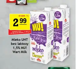 Gram Market Mleko UHT bez laktozy MU! 1,5% oferta