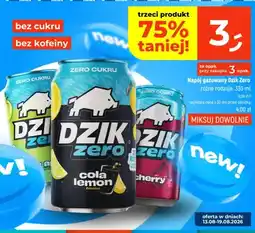 Dealz Napój gazowany Dzik Zero Mango oferta