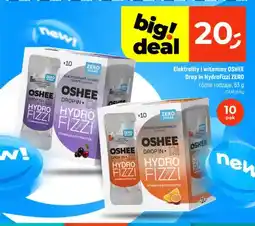 Dealz Elektrolity i witaminy OSHEE Drop In HydroFizzi ZERO pomarańcza marakuja 10-pak oferta