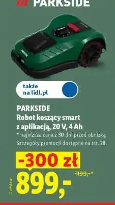 Lidl PARKSIDE Robot koszący smart z aplikacją, 20 V, 4 Ah oferta