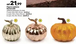 Bricomarche Figura szklana Dynia Led oferta