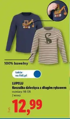 Lidl LUPILU Koszulka dziecięca z długim rękawem oferta