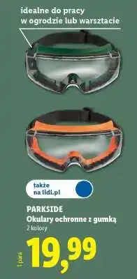 Lidl PARKSIDE Okulary ochronne z gumką oferta