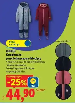 Lidl LUPILU Kombinezon przeciwdeszczowy dziecięcy oferta
