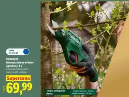 Lidl PARKSIDE Akumulatorowy sekator ogrodowy, 4 V oferta