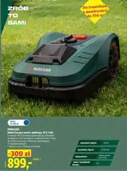 Lidl PARKSIDE Robot koszący smart z aplikacją, 20 V, 4 Ah oferta