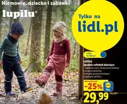 Lidl Spodnie softshell dziecięce oferta