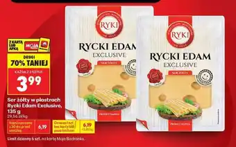 Ser żółty w plastrach Rycki Edam Exclusive , 135 g