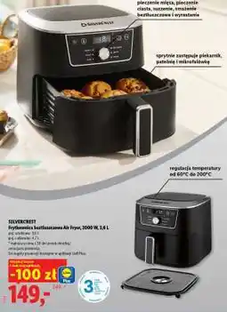 Lidl SILVERCREST Frytkownica beztłuszczowa Air Fryer oferta