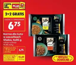Biedronka Karma dla kota w saszetkach Sheba , 4x85 g oferta