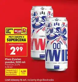 Biedronka Piwo Żywiec, puszka 500 ml oferta
