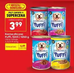 Biedronka Karma dla psa Puffi, 1240/1250 g oferta