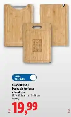 Lidl SILVERCREST Deska do krojenia z bambusa oferta