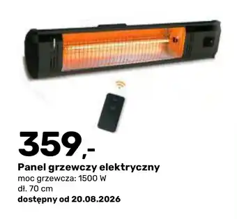 Panel grzewczy elektryczny