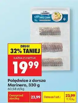 Biedronka Polędwice z dorsza Marinero, 330 g oferta