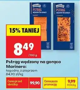 Biedronka Pstrąg wędzony na gorąco Marinero oferta