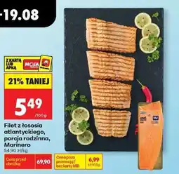 Biedronka Filet z łososia atlantyckiego porcja rodzinna Marinero oferta