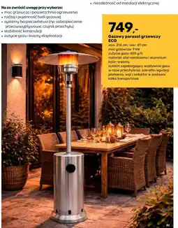 Bricomarche Gazowy parasol grzewczy ECO oferta