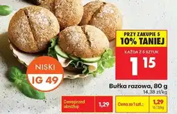 Biedronka Bułka razowa 80 g oferta