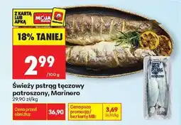 Biedronka Świeży pstrąg tęczowy patroszony Marinero oferta