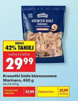 Biedronka Krewetki białe blanszowane Marinero 450 g oferta