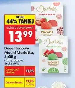 Biedronka Deser lodowy Mochi Marletto 6x35 g oferta