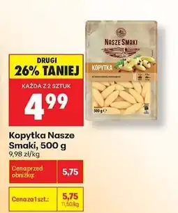 Biedronka Kopytka Nasze Smaki, 500 g oferta